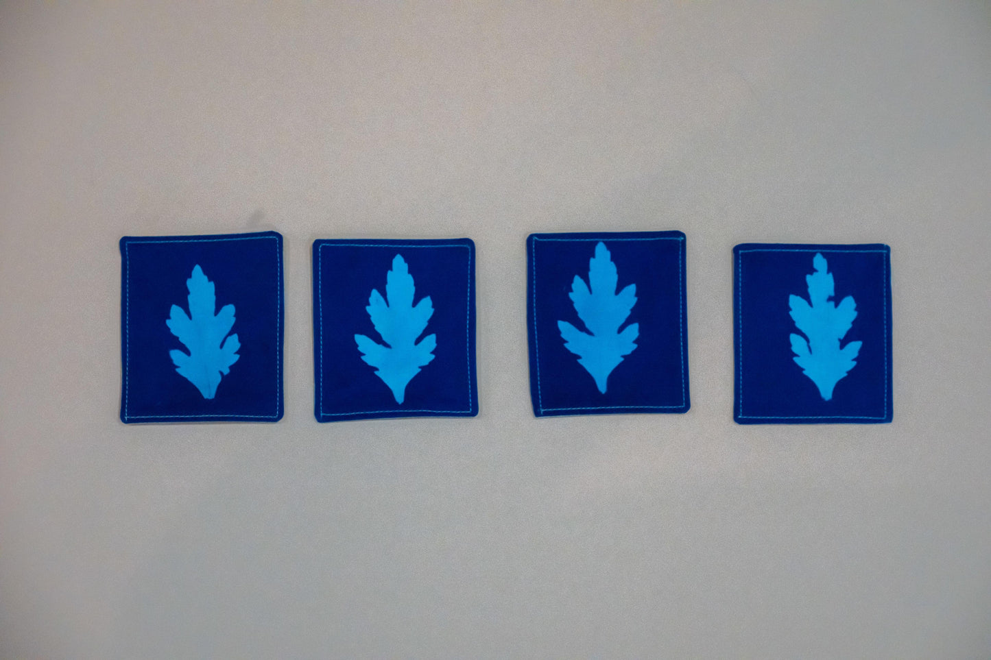 Leaf Cyanotype Patches