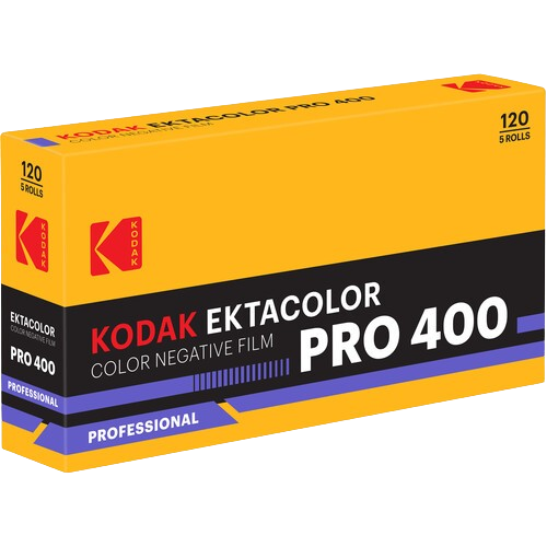 Kodak Ektacolor Pro 400 (120 Roll Film, Single Roll)